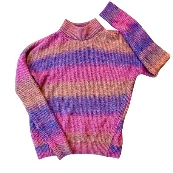 Belle by Belldini Multicolor Knit Sweater Size L - Picture 1 of 6